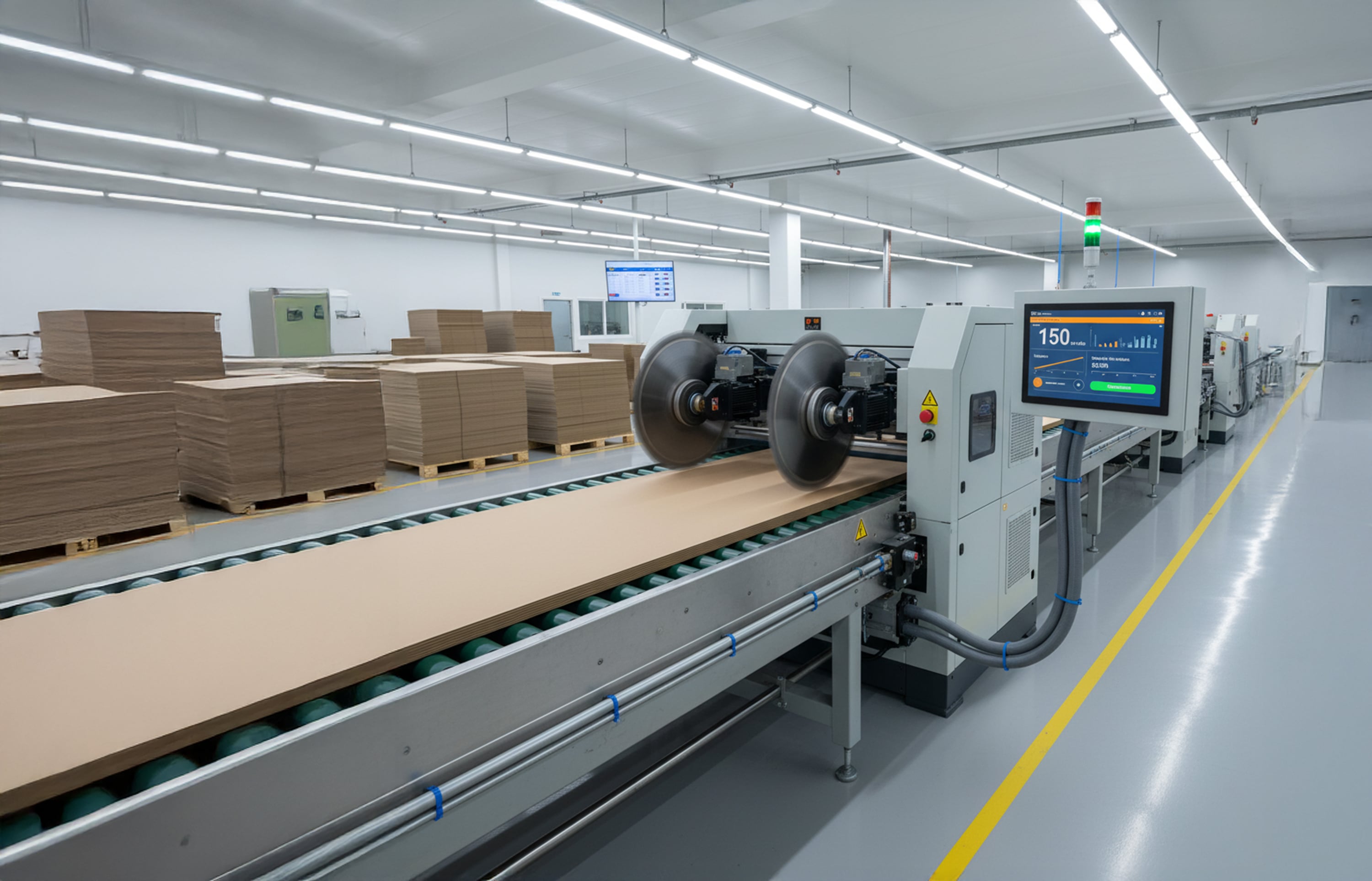 High-Precision Rotary Sheet Cutting Automation