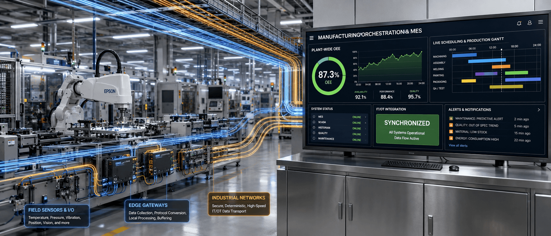 From Manufacturing Coordination Gaps to Connected Smart Factory Operations