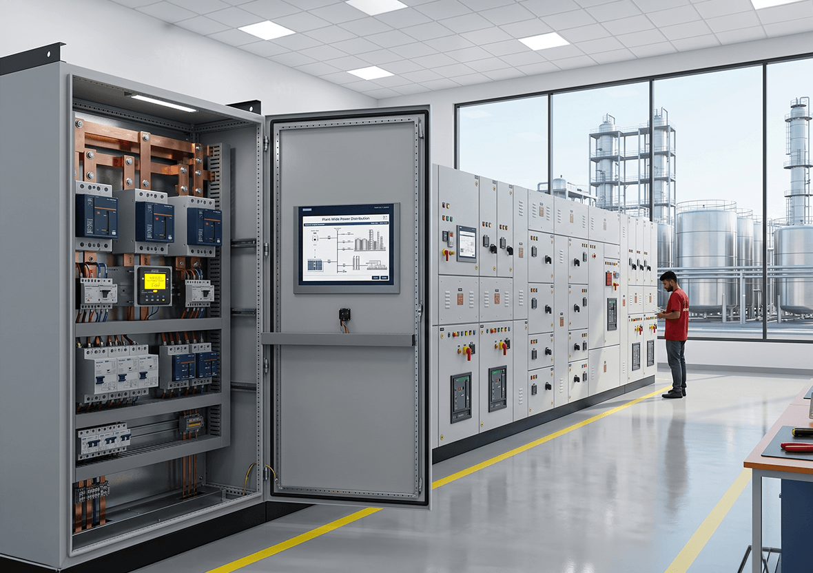 Smart Power Distribution & Industrial Control Infrastructure for Greenfield Specialty Chemical Manufacturing Facility