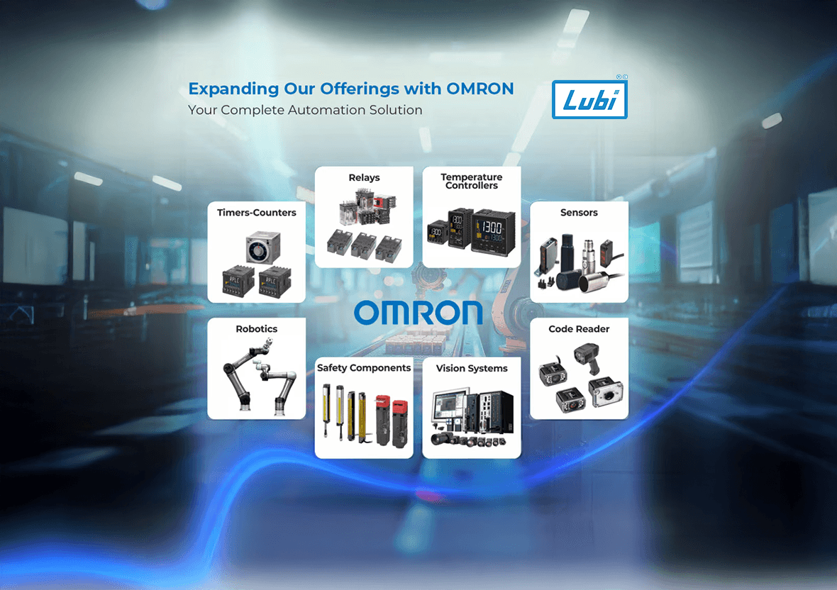 Enhance Your Automation with OMRON Products at Lubi Electronics!